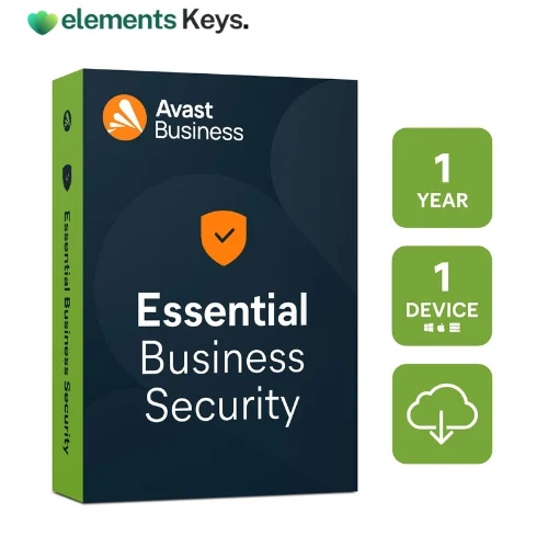 Avast Essential Business Security | 1 Device, 1 Year | Endpoint Protection, Ransomware & Phishing Defense | Online Management Platform | Windows, MacOS & Server
