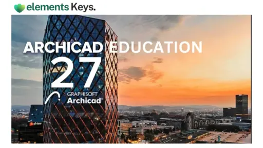 Graphisoft Archicad Education 27 Version 1 Year Key