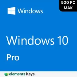Windows 10 Pro MAK Key 500 PC – Lifetime Validity