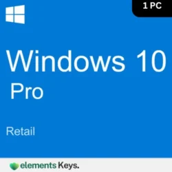 Windows 10 Professional Retail Key – 1 PC