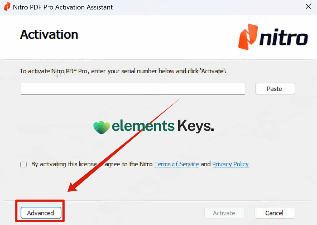 Nitro PDF Pro 14/13 Activation Step