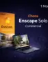 Chaos Enscape solo (Commercial) - Real-Time Rendering and Virtual Reality | 1 Month Subscription