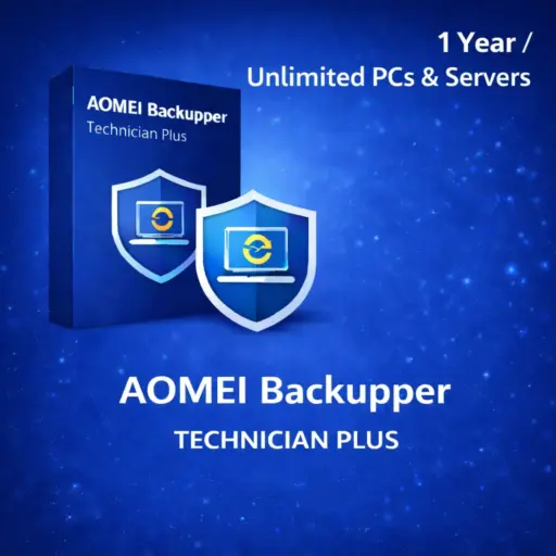AOMEI Backupper Technician Plus (1 Year/Unlimited PCs&Servers)