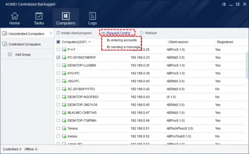 AOMEI Centralized Backupper (Lifetime Upgrade/ Unlimited PCs) - Image 3
