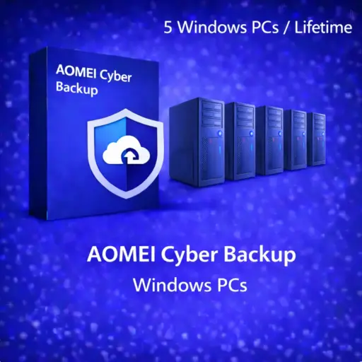 AOMEI Cyber Backup - 5 Windows PCs | Lifetime