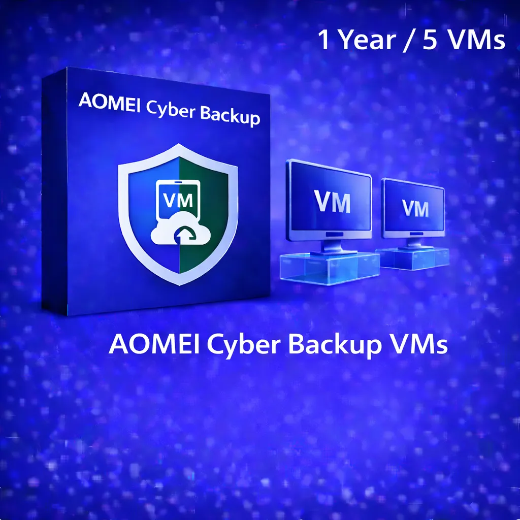 AOMEI Cyber Backup VMs (1 Year / 5 VMs)