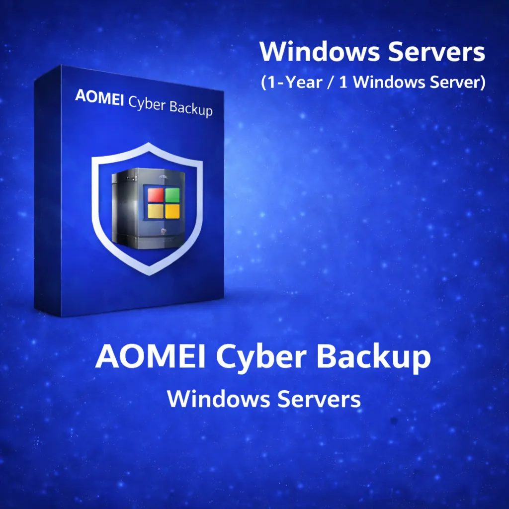 AOMEI Cyber Backup Windows Servers (1-Year / 1 Windows Servers)