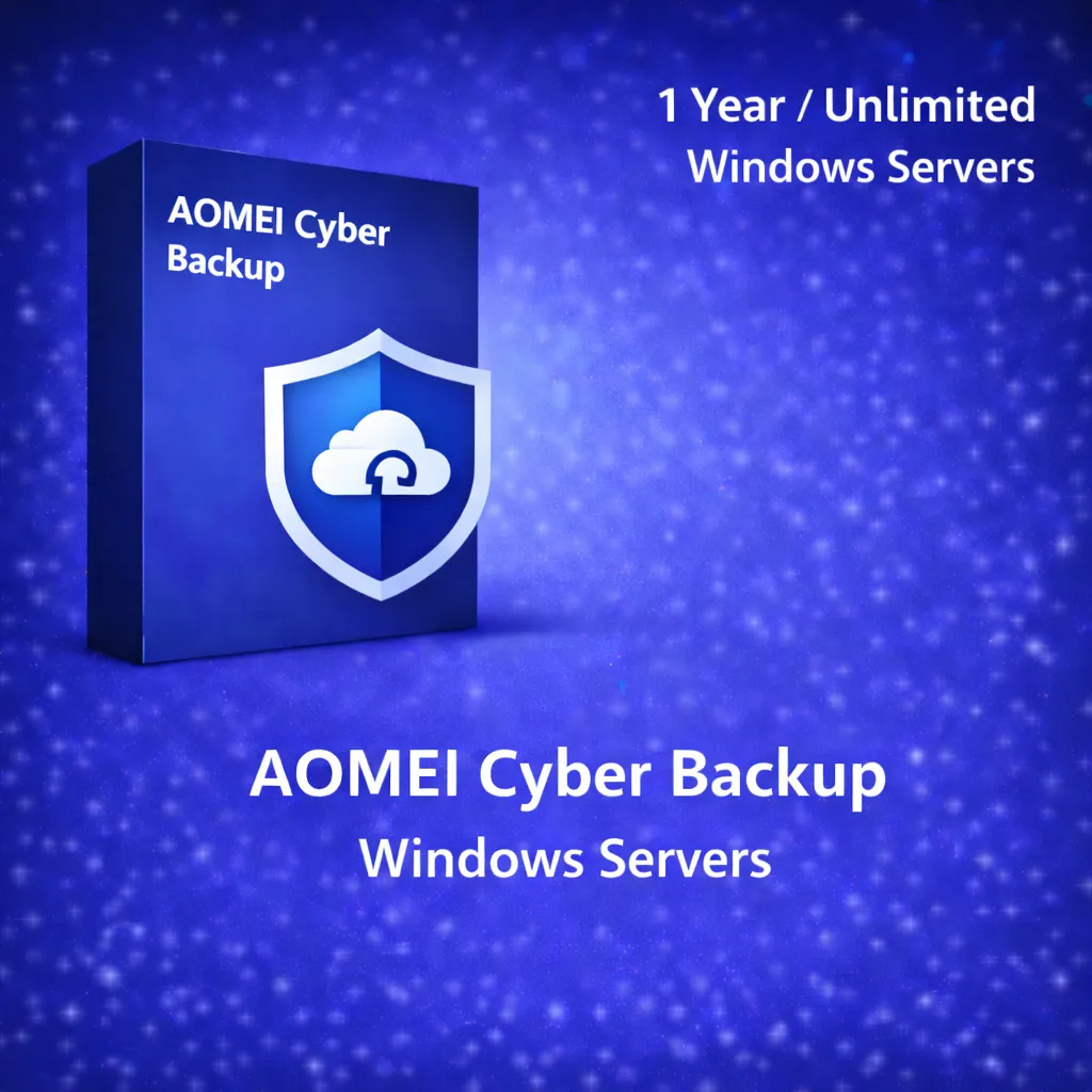 AOMEI Cyber Backup Windows Servers (1 Year / Unlimited Windows Servers)