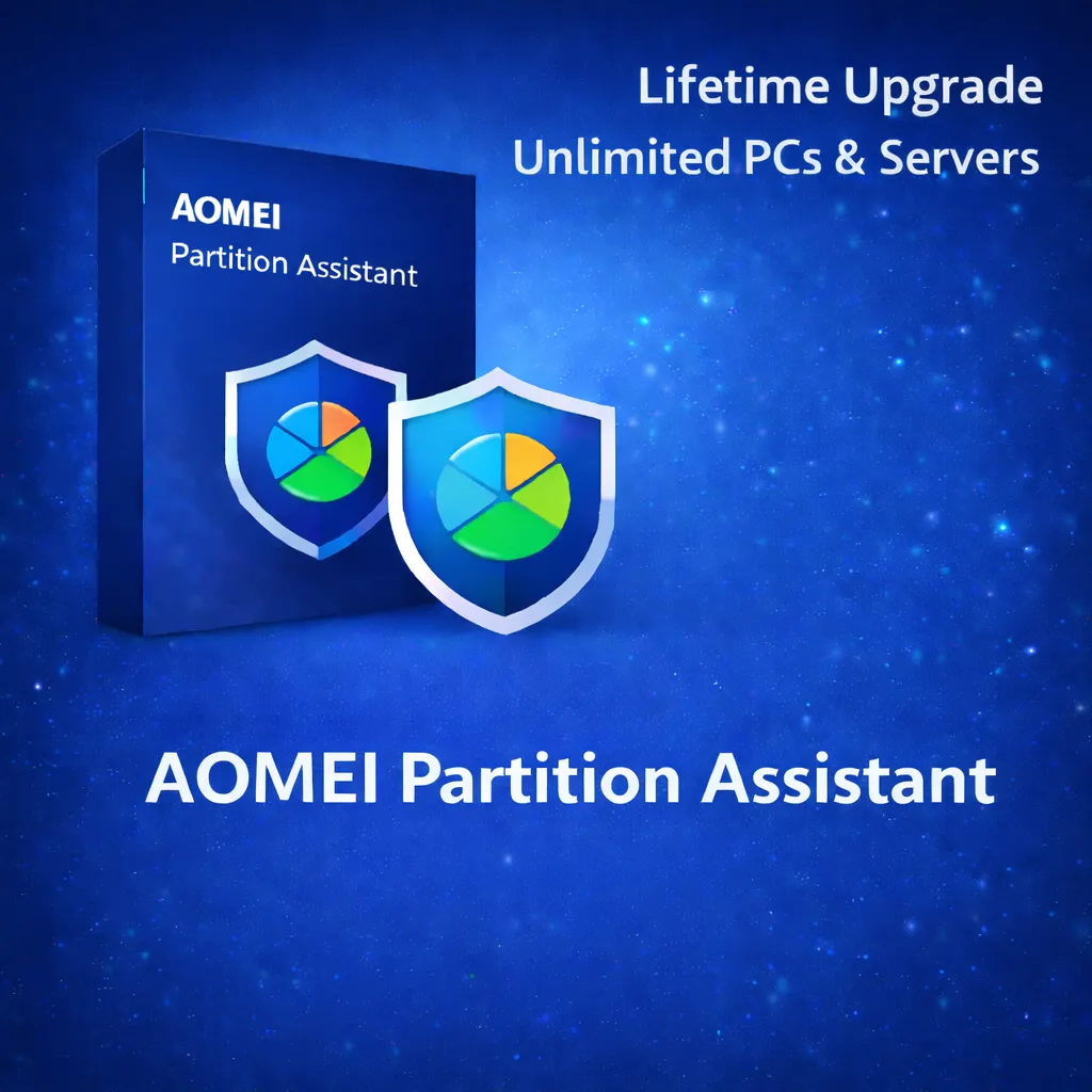 AOMEI Partition Assistant (Lifetime Upgrade/Unlimited PCs&Servers)
