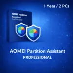 AOMEI Partition Assistant Professional (1 Year / 2 PCs)