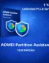 AOMEI Partition Assistant Technician (1 Year / Unlimited PCs & Servers)