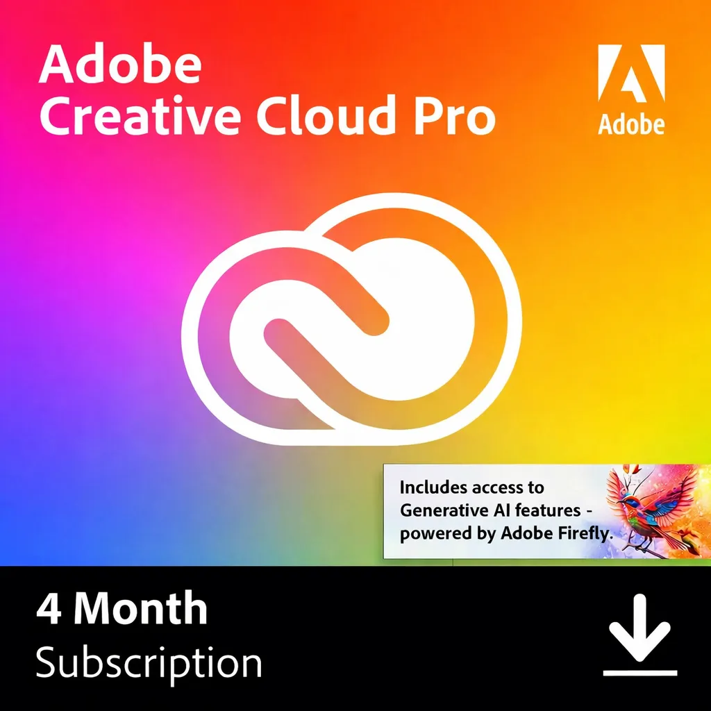 Adobe Creative Cloud Pro All Apps - 4 Month Subscription