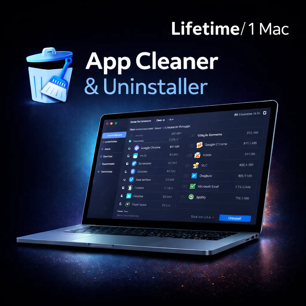 App Cleaner & Uninstaller Key (Lifetime / 1 Mac)