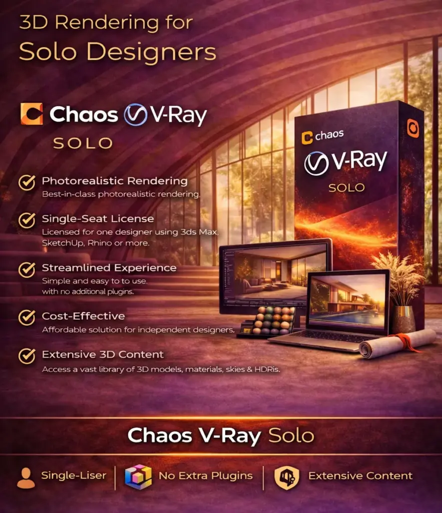 Chaos V-Ray Solo - 1 Month Subscription