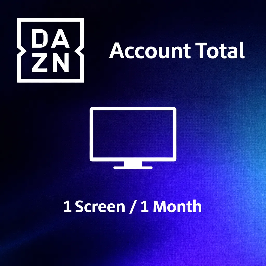 DAZN Account Total | 1 Screen | 1 Month - Spain Subscription