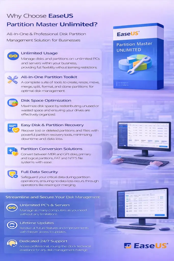 EaseUS Partition Master Unlimited - 2 Year Subscription 1 EaseUS Partition Master Unlimited - 2 Year Subscription