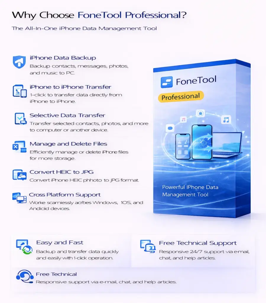 FoneTool Professional (Lifetime Upgrades / 5 PCs)
