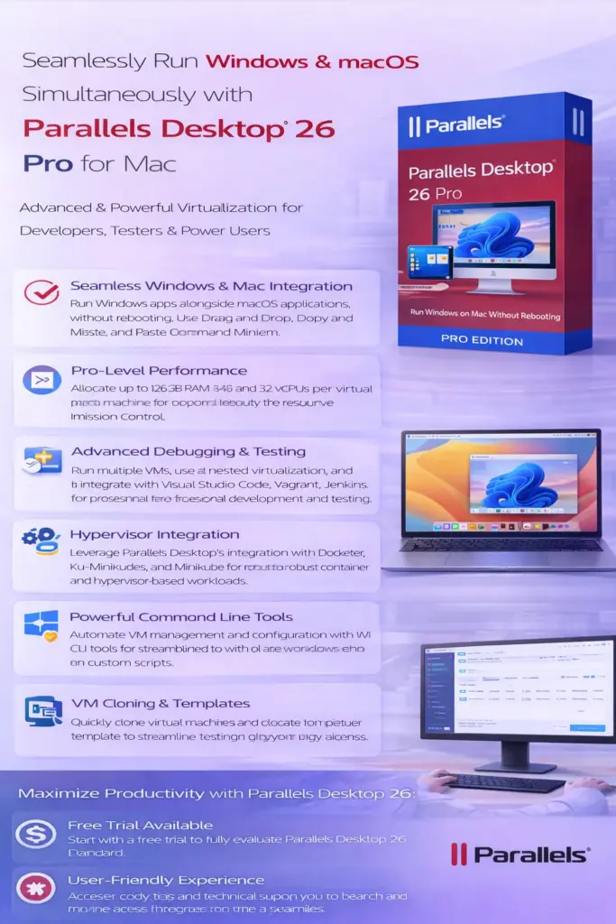 Parallels Desktop 26 Pro For Mac Lifetime Key | Genuine License 1 Parallels Desktop 26 Pro For Mac Lifetime Key | Genuine License