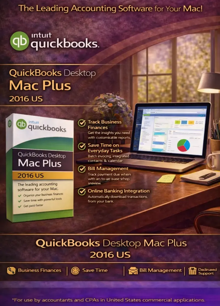 QuickBooks Desktop Mac Plus 2016 US