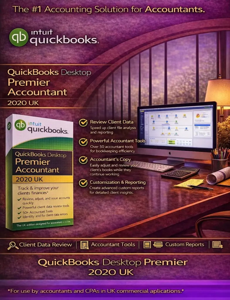 QuickBooks Desktop Premier Accountant 2020 UK for Windows 1 QuickBooks Desktop Premier Accountant 2020 UK for Windows