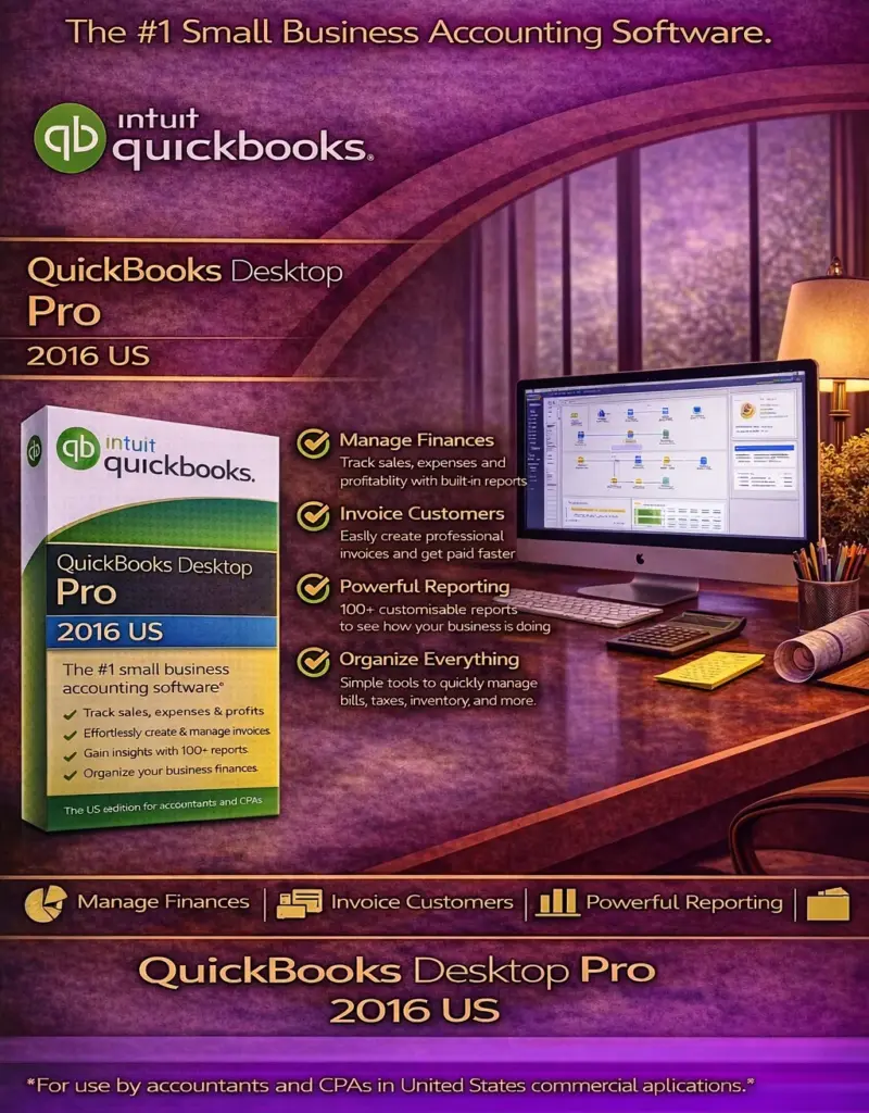 QuickBooks Desktop Pro 2016 US for Windows