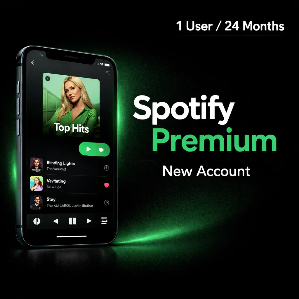 Spotify Premium – 1 User New Account | 24 Month Subsription