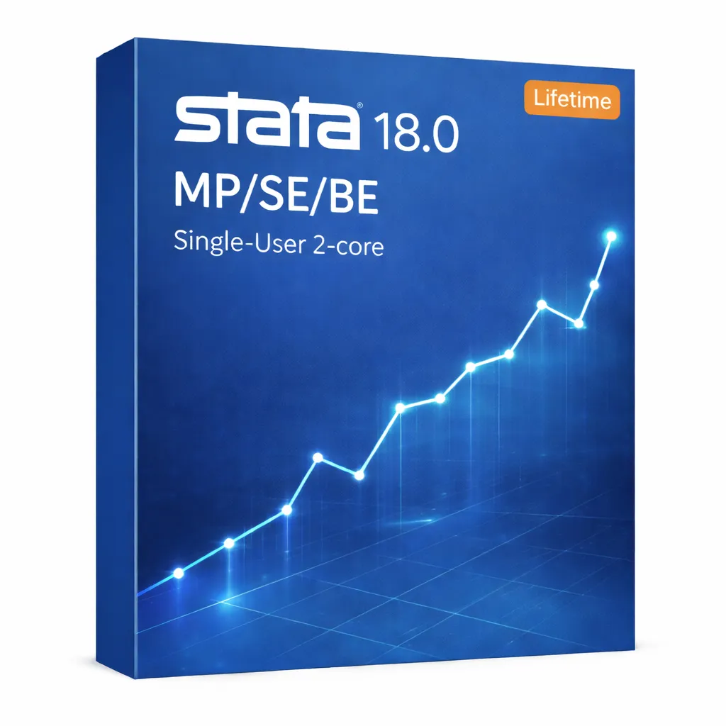 Stata 18.0 MP/SE/BE Single-user 2-core Perpetual / Lifetime Key
