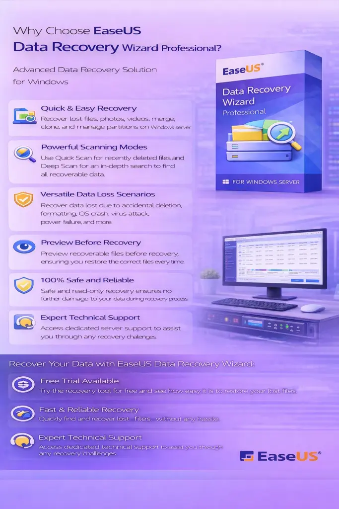 EaseUS Data Recovery Wizard Professional - 1 Year