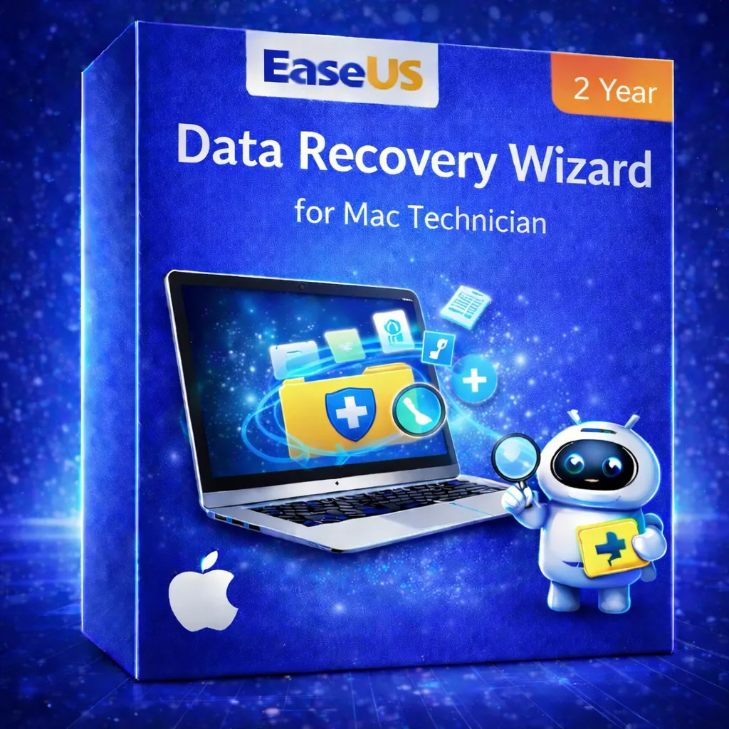 EaseUS Data Recovery Wizard for Mac Technician - 2 Year Subscription