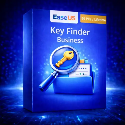 EaseUS Key Finder Business 99 PCs - Lifetime