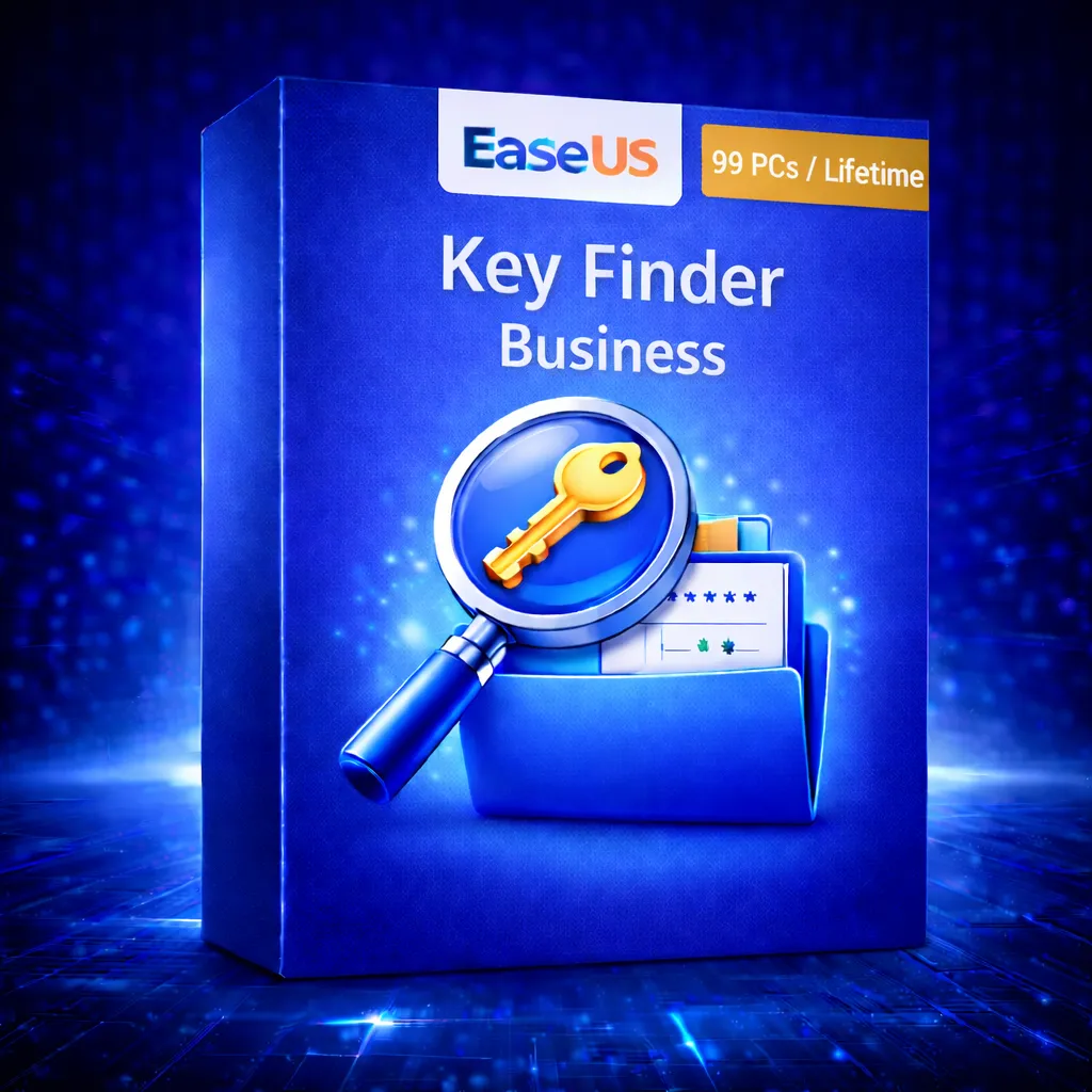 EaseUS Key Finder Business 99 PCs - Lifetime