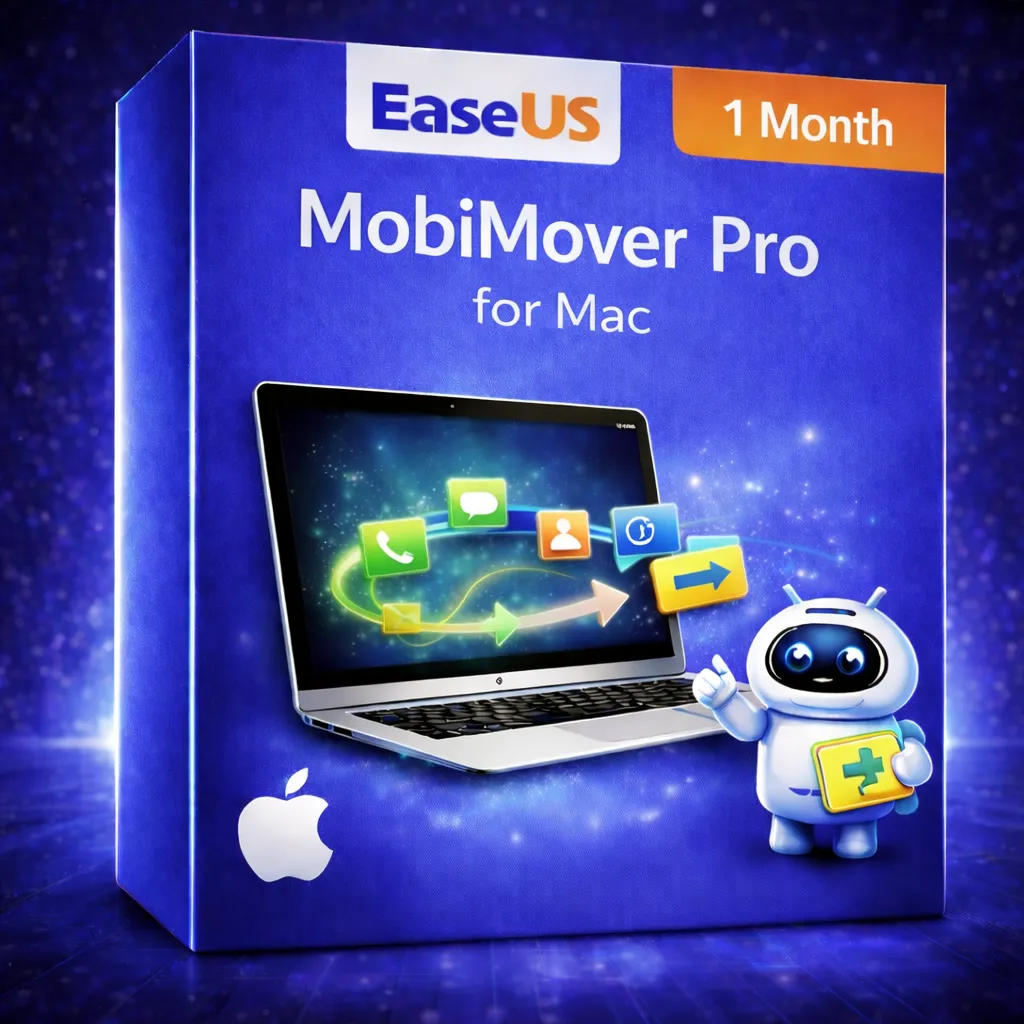 EaseUS MobiMover Pro for Mac - 1 Month Subscription