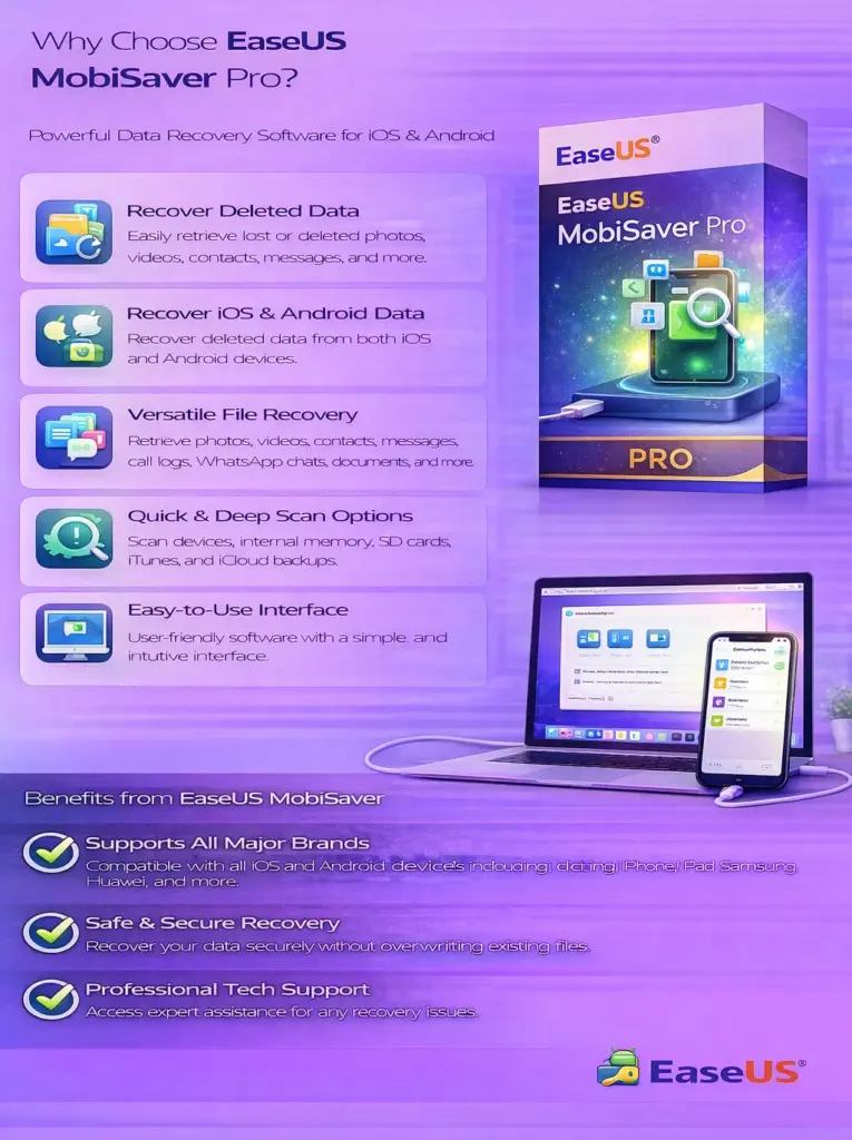 EaseUS MobiSaver Pro - 1 Month Subscription 1 EaseUS MobiSaver Pro - 1 Month Subscription