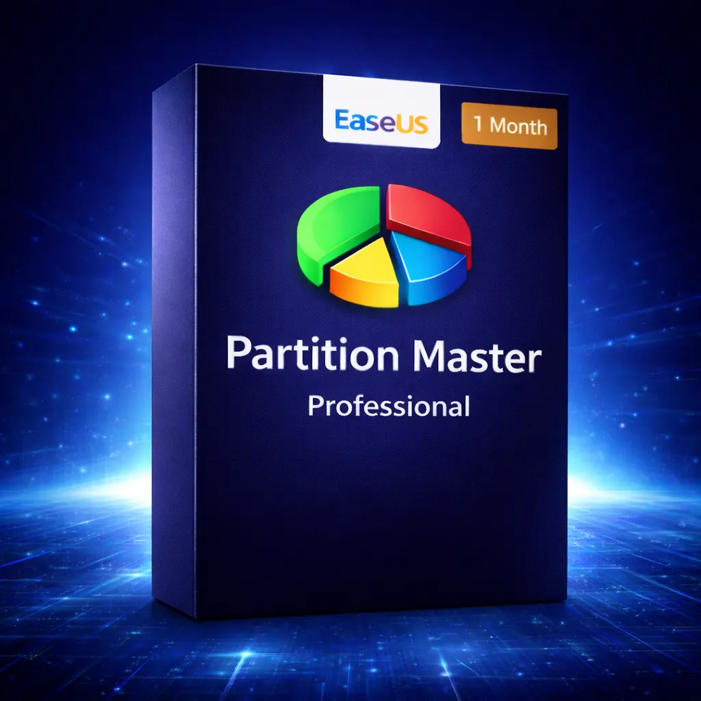 EaseUS Partition Master Professional - 1 Month Subcription