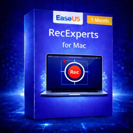 EaseUS RecExperts for Mac - 1 Month Subscription