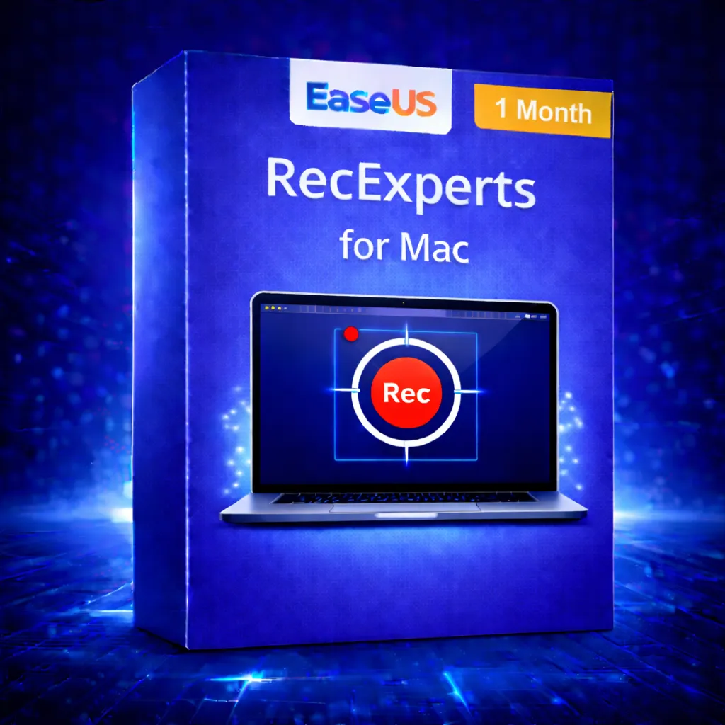 EaseUS RecExperts for Mac - 1 Month Subscription