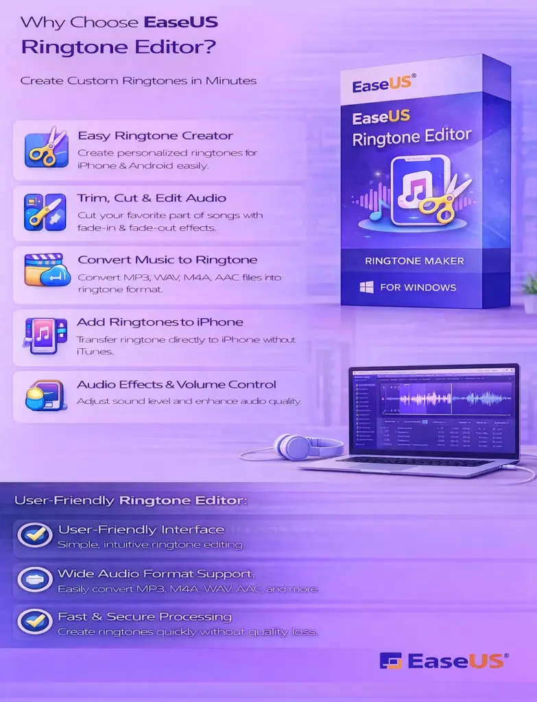 EaseUS Ringtone Editor - Lifetime Upgrades 1 EaseUS Ringtone Editor - Lifetime Upgrades