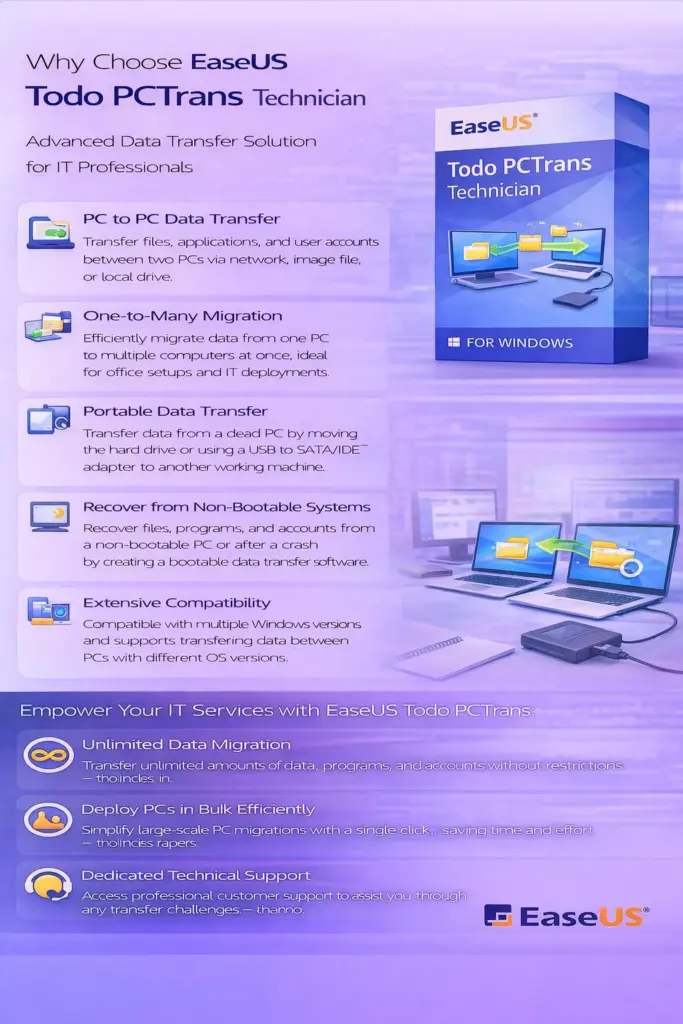 EaseUS Todo PCTrans Technician - Lifetime Upgrades 1 EaseUS Todo PCTrans Technician - Lifetime Upgrades