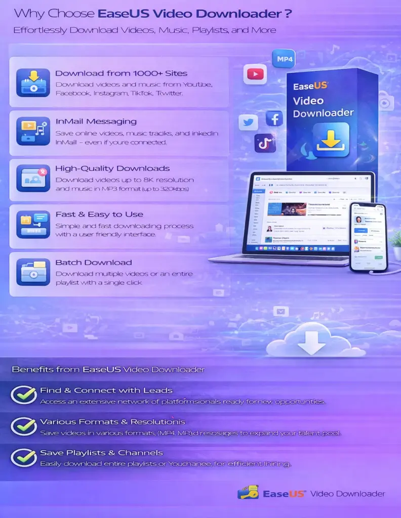 EaseUS Video Downloader - 1 Month Subscription 1 EaseUS Video Downloader - 1 Month Subscription