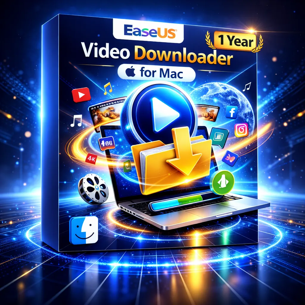 EaseUS Video Downloader for Mac - 1 Year Subscription