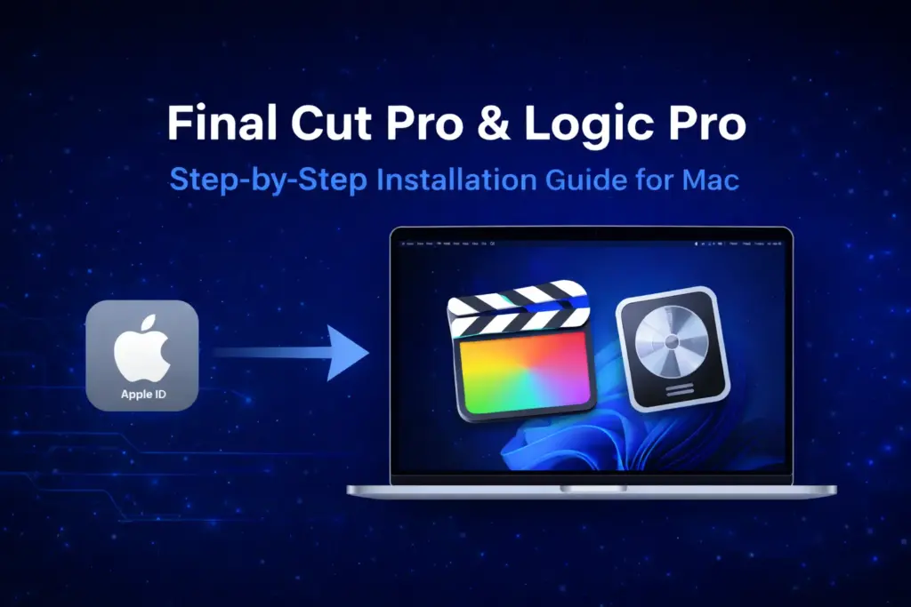 Final Cut Pro X/Logic Pro X Apple ID Account Download 1 Mac Activation Step