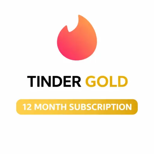 Tinder Gold 12-Month Subscription (Global Access)