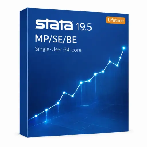 Stata 19.5 MP/SE/BE Single-User 64-core Perpetual / Lifetime Key PC/Mac