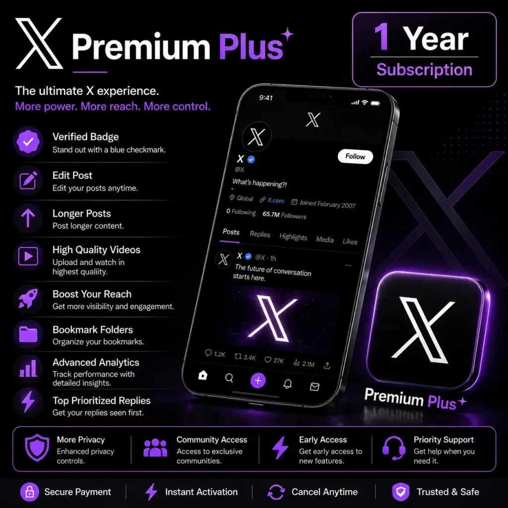 X Premium Plus | 1 Year Subscription